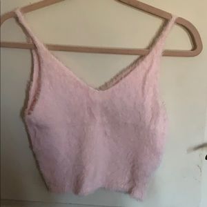 Pink crop top